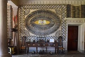 the armory room at culzean castle