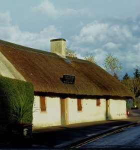 Front view of robert burns cottage Alloway Ayr