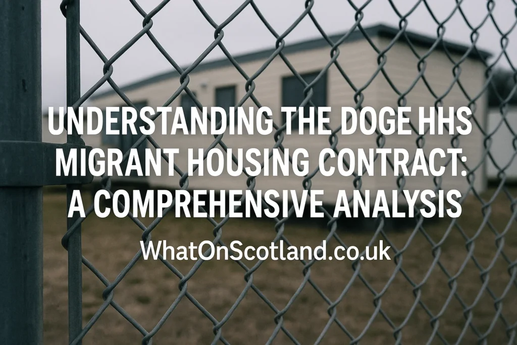 doge hhs migrant housing contract