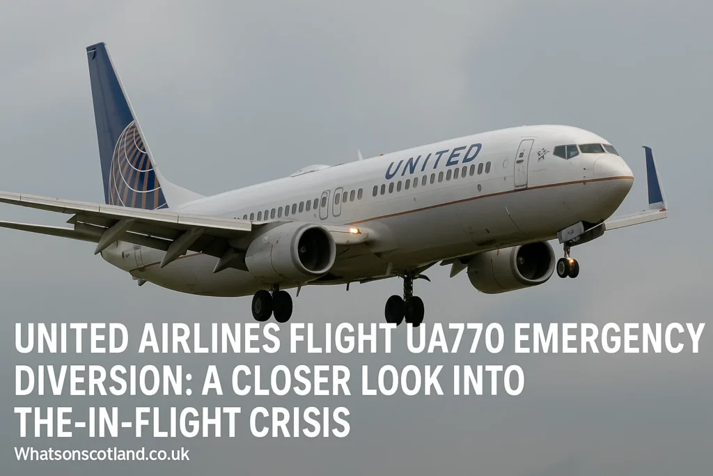 United Airlines Flight UA770 Emergency Diversion